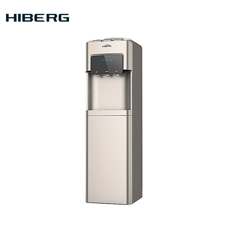 Диспенсер для воды HIBERG UFK 603G с верхней загрузкой бутыли шкаф 15 л компрессорное