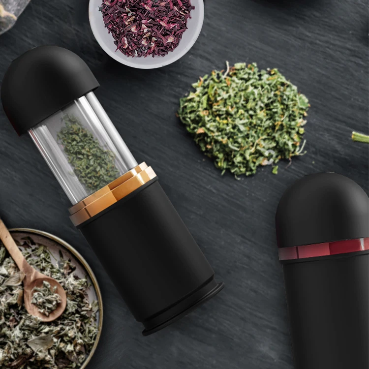 1Pcs Herb Storage Containers Stash Jar Smell Proof Airtight Vacuum