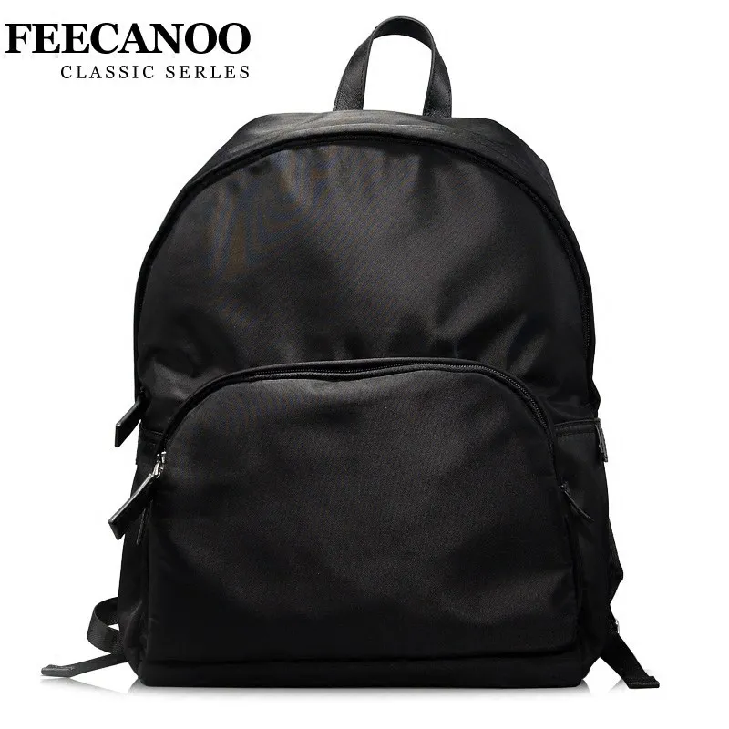 

Feecanoo Brand Waterproof Business Men Backpack Black Multifunction School Travel Unisex Women Laptop Backpack For 14 inch