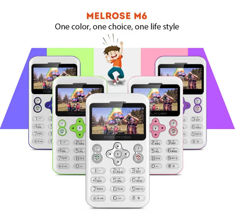 Мобильный телефон Melrose M6 с одним ядром и картой 480 мАч камера Bluetooth