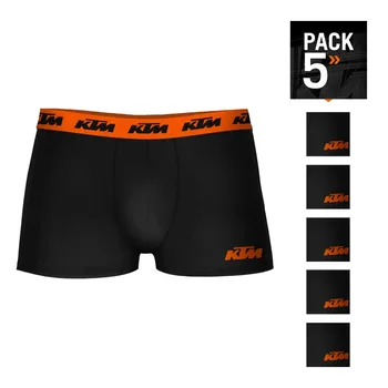 

KTM boxer pack of 5 units in black for men