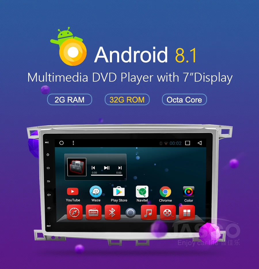 Perfect Android 8.1 Car DVD Stereo Multimedia For Lexus LX470 Toyota Land Cruiser100/LC100 Auto Radio GPS Glonass Navigation 2G ROM 0