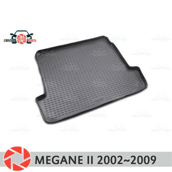

Trunk mat for Renault Megane 2 2002~2009 trunk floor rugs non slip polyurethane dirt protection interior trunk car styling