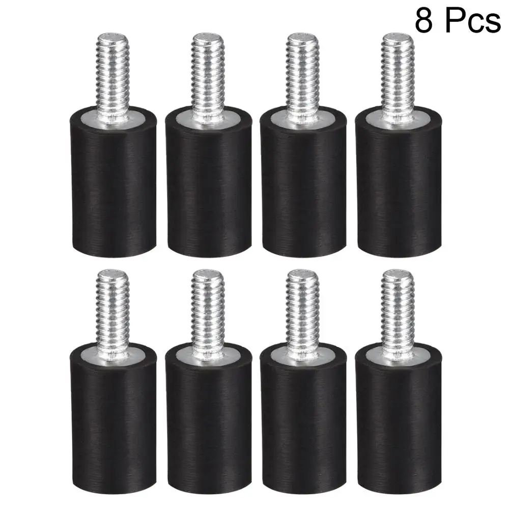 uxcell Vibration Isolators,15 x 10mm Rubber Mounts,with M5 x 15mm Studs 8pcs uxcell Vibration Isolators,15 x 10mm Rubber Mounts,with M5 x 15mm Studs 8pcs