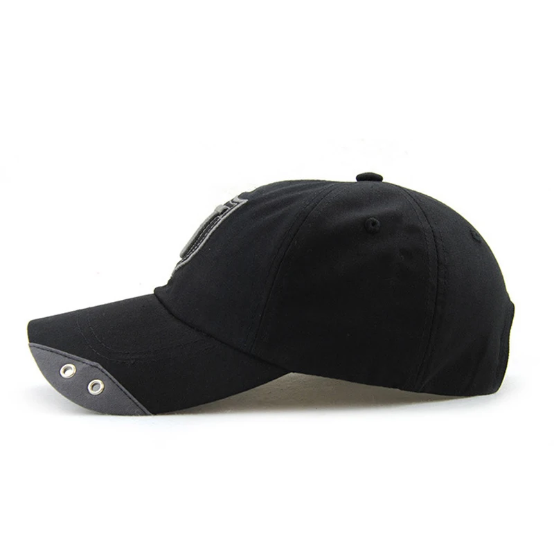 Negro Gorras de béisbol para hombres mujeres Cap gorras beisbol gorra beisbol hombre papá verano estilo hueso ABA reta a estrenar