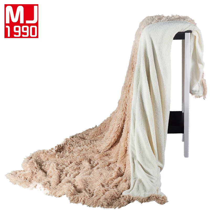 

Luxury Throw Blanket Throws Coral Fleece Travel Flannel Blanket Cover Bedding Bedsheet Soft Velvet Solid Home Bed 220*240cm Size