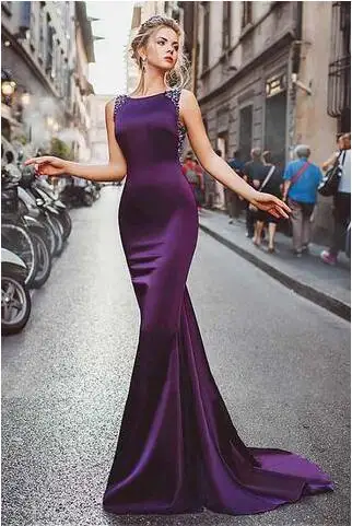 Vestido de noiva Модные Вечерние Платья атласное торжественное платье для выпускного вечера вечерние платья платья для выпускного вечера Robe De Soiree