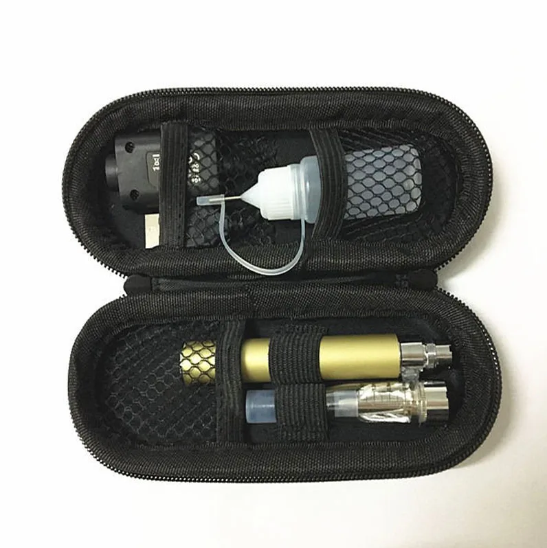 

Leather Zip Kit Case for eGo Vape Box for Single E-cig Electronic Cigarette Accessories