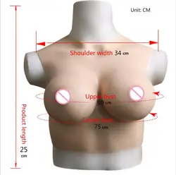 Высокое качество силиконовая поддельная ложная грудь Трансвестит силикон грудь форма Реалистичная Силиконовая грудь Форма s