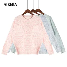 Women Autumn Winter top O-neck Knitted Sweater Female Knitted Slim Pullover Ladies all-match Basic Long Sleeve Shirt blouse