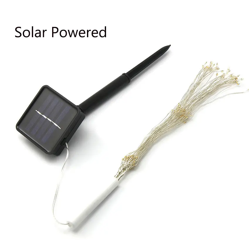 120LEDs LED Firework String Light Solar USB Battery Power Remote Control Fairy String Light Christmas Party Holiday Home Decoration String Lamp (2)