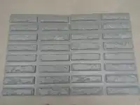 32pcs Plastic Molds for Concrete Plaster Super Best Price Wall Stone Cement Tiles"old Brick" Decorative wall molds new design
