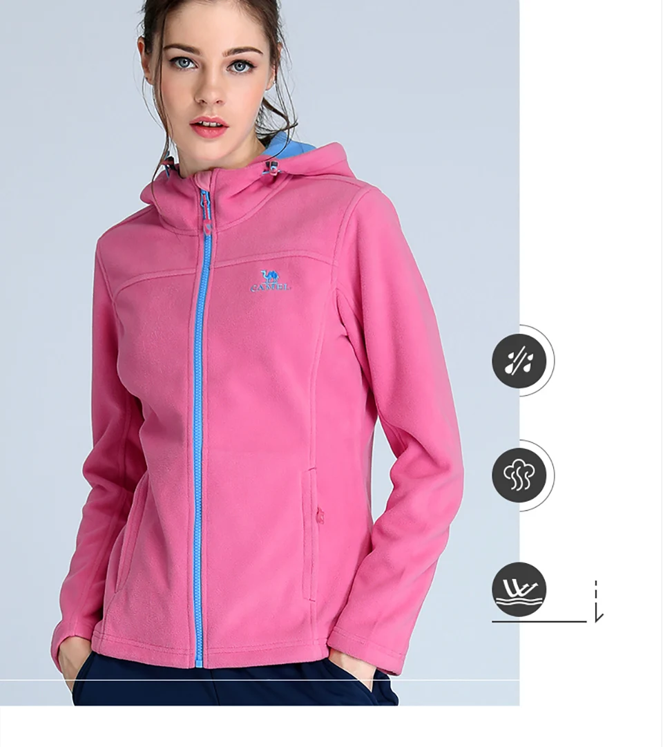 Esportes ao ar Trekking à Prova de Vento Camelo Feminino Inverno Velo Jaqueta Softshell Cabolsas Livre Caminhadas Acampamento Esqui Respirável Jaquetas 8 Camelo feminino inverno velo jaqueta softshell casacos