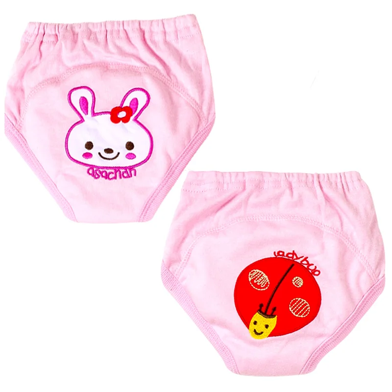 2 PCS/Lot Potty Training Pants Baby Boys Girls Nappies Toddler Washable