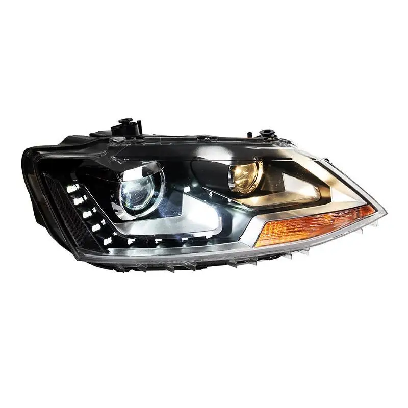 

Headlights Daytime Lamp Side Turn Signal Running Assembly Cob Luces Para Auto Drl Car Led Lights For Volkswagen Sagitar