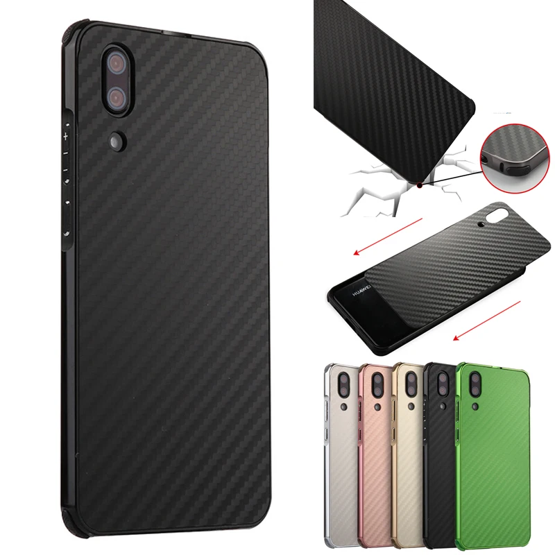 Роскошный металлический чехол для Huawei P20 алюминиевая рамка и матовая задняя