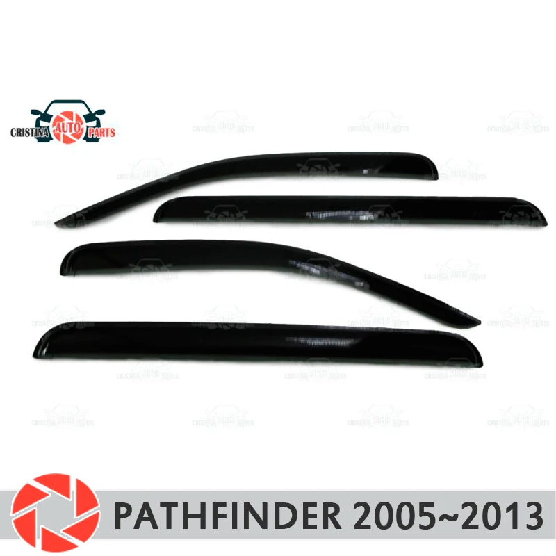 Дефлектор окон для Nissan Pathfinder 2005 ~ 2013 защита от дождя грязи декоративные