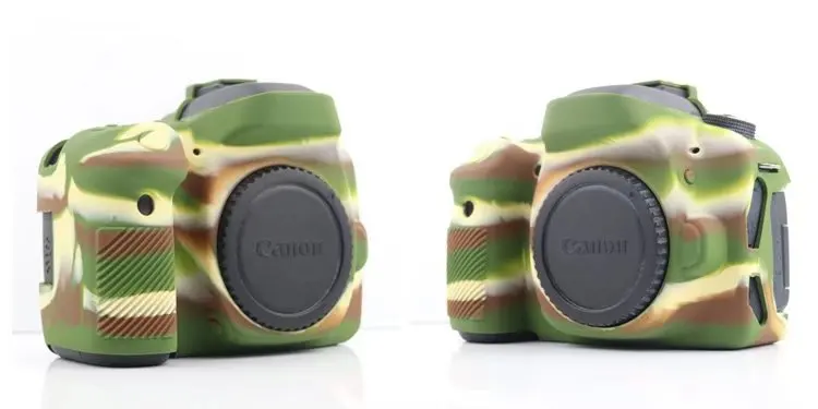 Soft Silicone Case Camera Protective Body Bag For canon EOS 60d Rubber