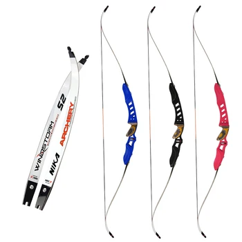 

21" Left Bow ILF CNC Traditional Recurve Bows Riser Handle + 18LBS - 26LBS 64" Limb Archery Bow Free Shipping Recurve Bows