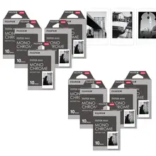 Fujifilm Instax Mini, película monocromática, Mono, películas 10-100 hojas para Instant Mini 9 Mini 8 Plus 70 90 25 7s, cámara SP-1 SP-2