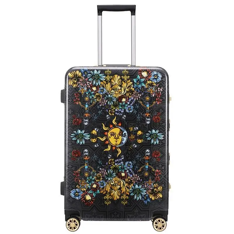 

Maleta Viaje Set Bavul Com Rodinhas Trolley Travel Bag Colorful Mala Viagem Valiz Koffer Carro Luggage Suitcase 20"24"26"inch