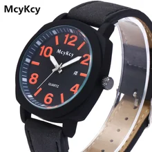 McyKcy Sports Watches Luxury Brand Leather Casual Watch Men Watches Quartz Military Wrist Watch Male Clock Relogio Masculino McyKcy Sports Watches Luxury Brand Leather Casual Watch Men Watches Quartz Military Wrist Watch Male Clock Relogio Masculino