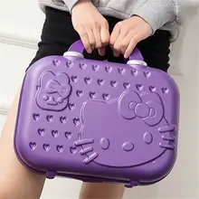 Набор для путешествий макияж Мода водонепроницаемый корейский портативный коробка на молнии милые девушки 14 дюймов макияж Чехол Повседневный мешок сумки