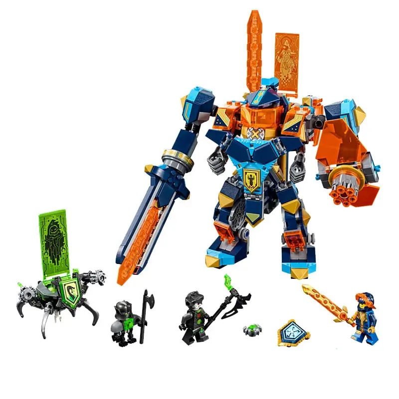 

Bela 10817 517Pcs NEXUS KNIGHTS Tech Wizard Showdown Model Figure Blocks Compatible Legoe Building Bricks Toys For Children