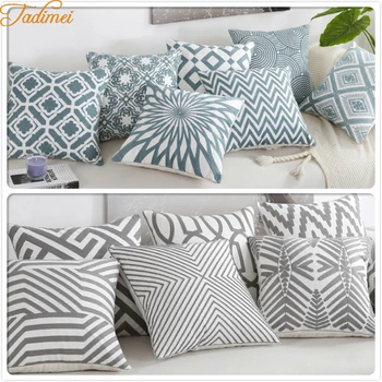 

Outdoor Garden 18*18 inch 45x45 cm Throw Hold Pillow Case for Sofa Bed Nap Chair Back Lumbar Waist Cushion Cover Pads Pillowcase