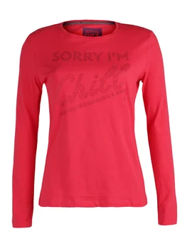 

T Shirt cotton long sleeve shirt with rhinestone