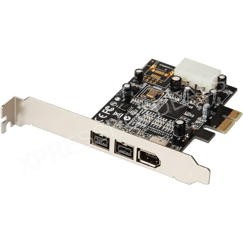 PCIe PCI Express Firewire 800 1394 b/a(2B1A) адаптер карты контроллера TI чипсет