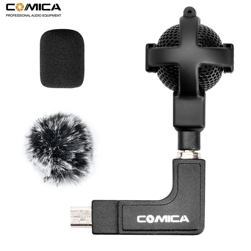 

Comica CVM-VG05 Stereo Ball-Shaped Microphone for GoPro Hero4, 4+,Hero3+, Hero3 Action Cameras