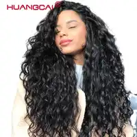 Glueless Lace Front Human Hair Wigs Pre Plucked Peruvian Water Wave Lace Front Wig For Women 150% Remy Hair 13*4 Wig