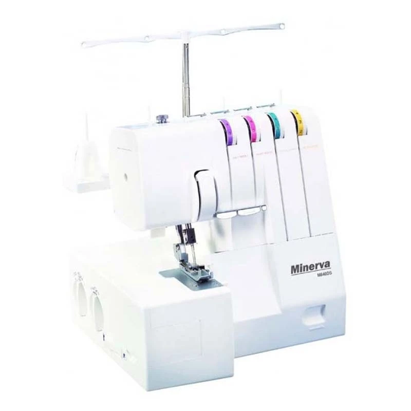 Швейная машина Minerva  M840DS ( Регулировка нажима лапки на ткань, верхний транспортер ткани, подсветка рабочей поверхности, 8 видов строчек)	