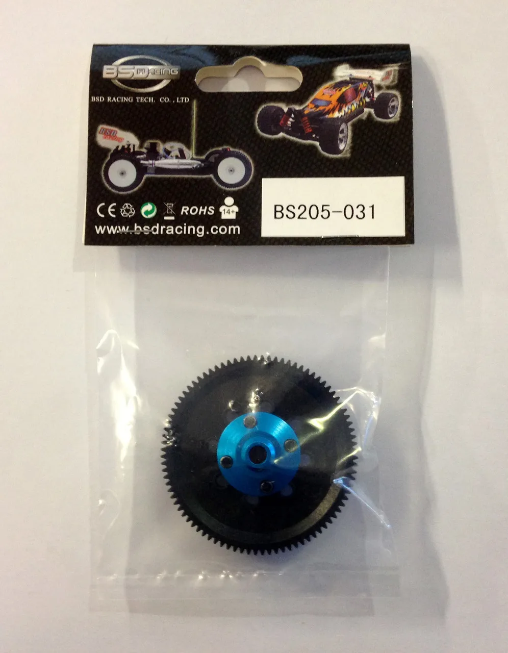 

BSD/RED CAT RC CAR PARTS 1:10 Drift car BS205-031 88T Spur Gear Set