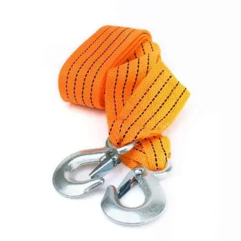 

Car Tow Rope Cable Towing Strap with Hooks 300CM 3 Ton Yellow