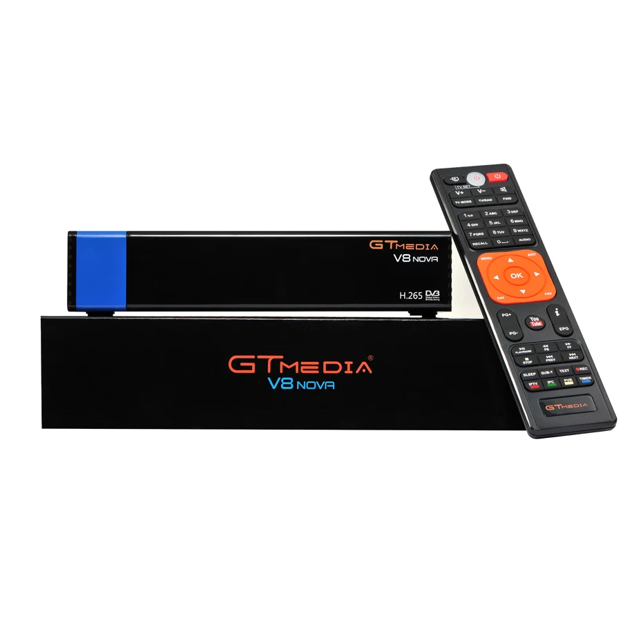 1080P HD DVB-S2 GTmedia V8 Nova Cccam Cline Satellite TV Receiver Built in WIFI power by Freesat V8 Super 3 Years Europe Cline