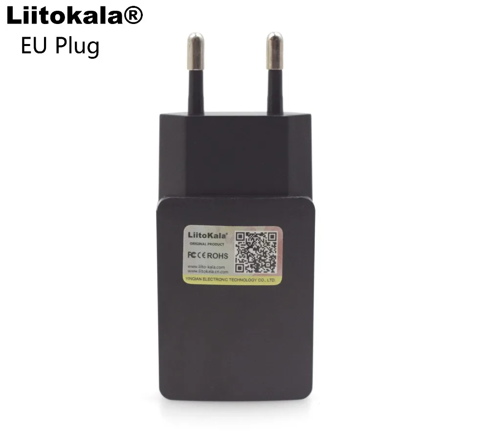 Новый liitokala мобильный Зарядное устройство 2A Зарядное устройство голова USB Зарядное устройство 5V2A Европейским регулирования британский