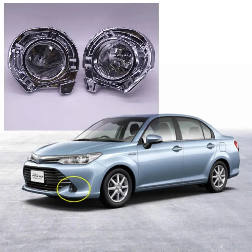 Непосредственная Замена противотуманных фар JanDeNing OEM для Toyota Axio 2015 2016 2017 Вт/лампа +