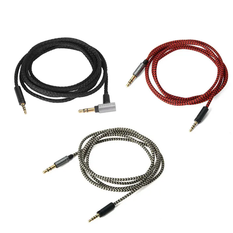  Di ricambio Audio Cavo di nylon Per Sennheise HD 4.30i HD 4.30G 4.40BT 4.50BTNC HD 400S cuffie
