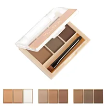 3 цвета макияж палитра красоты бровей порошок с зеркалом кисть для бровей водонепроницаемый теней для глаз Косметика костюм для мальчиков, футболка+ штаны