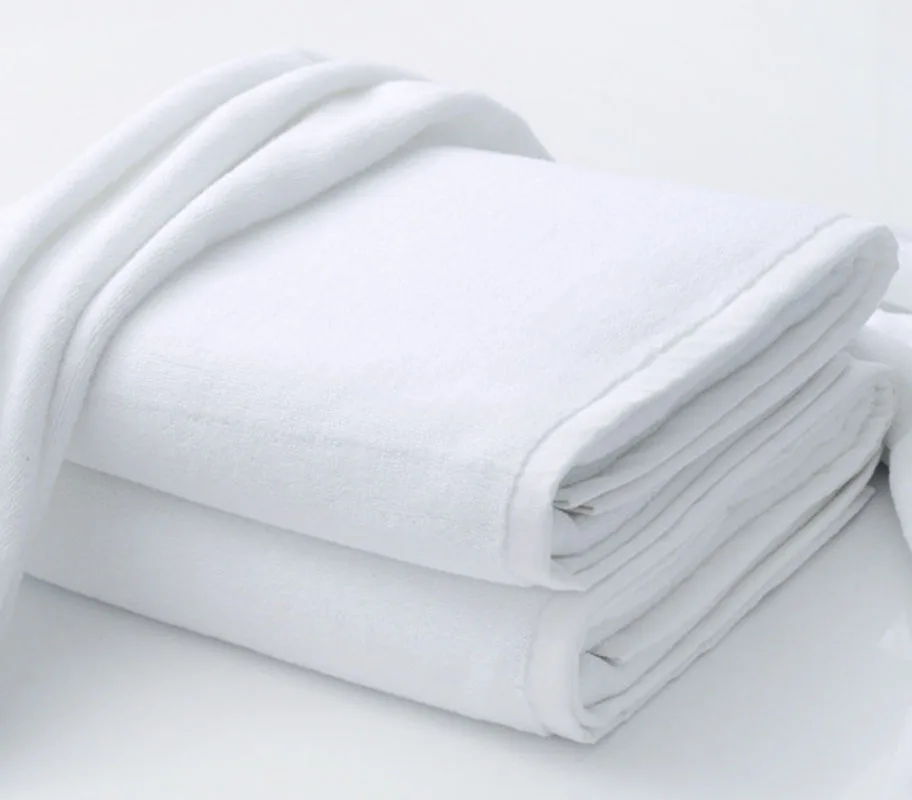 YMQY2018 Luxury Large Hotel White Cotton Bath Towel for Adults SPA Sauna Beauty Salon Towels