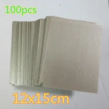 100pcs 12*15cm Spare parts for microwave ovens mica microwave mica sheets microwave oven plates цена 100pcs 12*15cm Spare parts for microwave ovens mica microwave mica sheets microwave oven plates цены онлайн