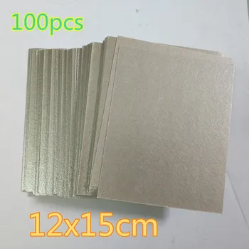 100pcs 12*15cm Spare parts for microwave ovens mica microwave mica sheets microwave oven plates mexi 2 pcs 13 x 13cm microwave oven mica sheets repairing accessory plates sheets