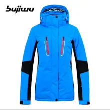 Женская лыжная куртка спортивная одежда ветрозащитная Водонепроницаемая супер теплая зимняя одежда женская лыжная куртка для сноуборда дышащая