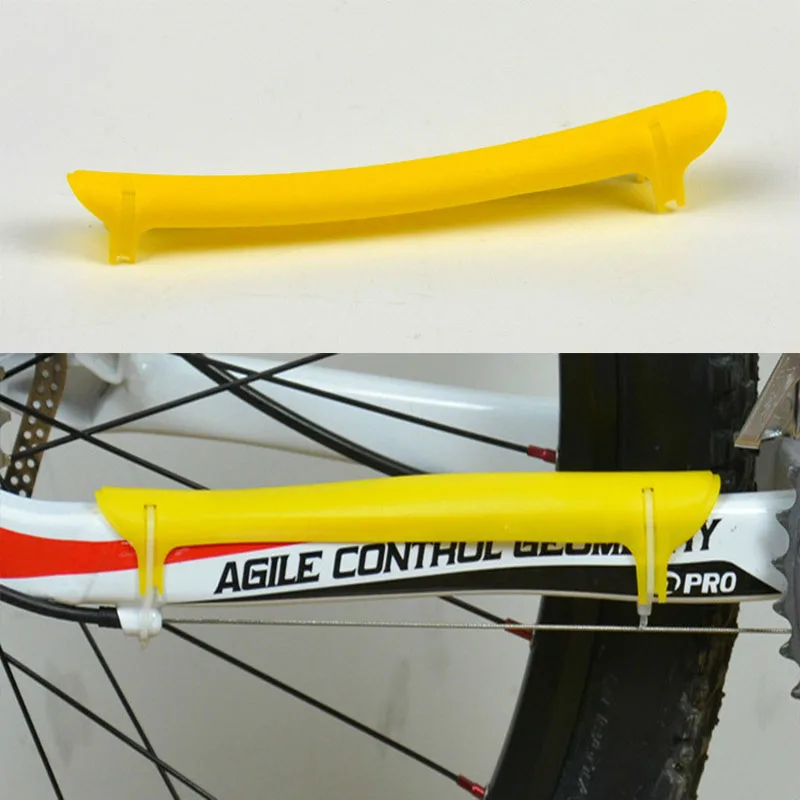 Road Bike Bicycle Frame Chain Stay Posted Protector Cycling Accessories Plastic Bicycle Bike Chain Guard Protection