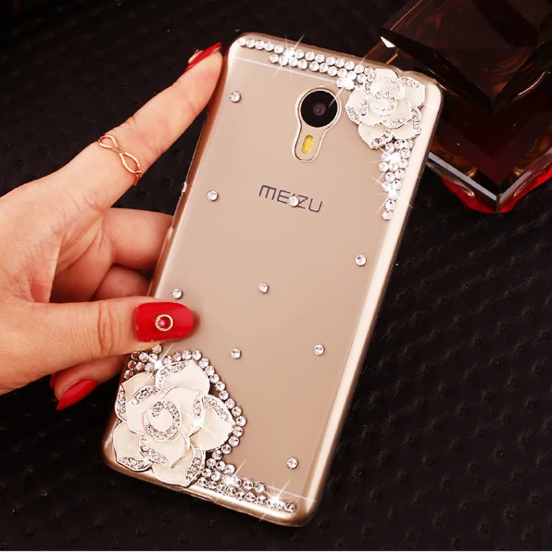 Glitter Bling Rhinestone Case for Meizu 17 16 Plus 16Xs 16T 15 Lite MX5 MX6 U10 U20 Pro 6 6s 7 Plus M15 M5 M6 Note M5c M6s Cover best meizu phone case brand