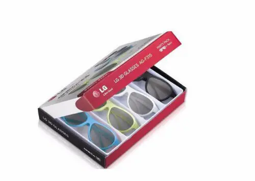 Tanie LG AG F315 4 sztuki biernego 3D okulary dla LG kina 3D TV Party Pack