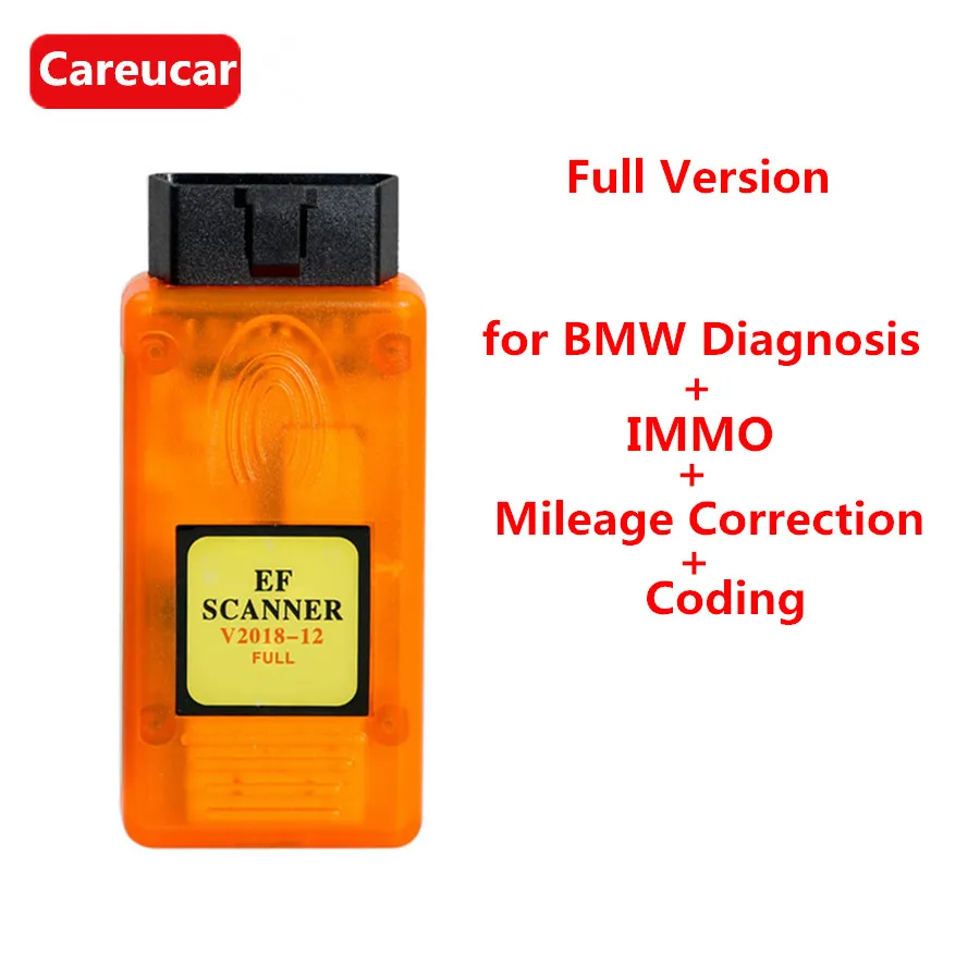 

V2018.12 EF Scanner II Full Version for BMW Diagnosis + IMMO + Mileage Correction + Coding