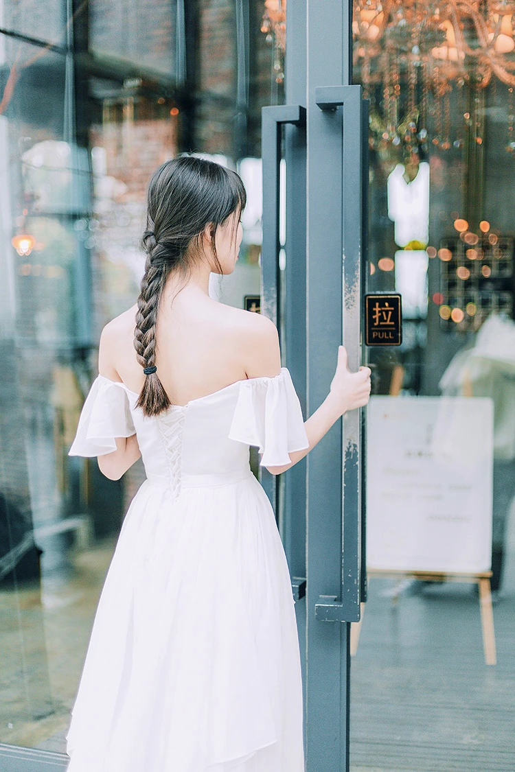 Женское платье с длинным шлейфом шифоновое пляжное для свадьбы лето 2020 женская